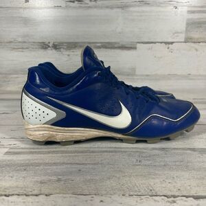 Nike Men's Baseball Keystone Athletic‎ Cleats Shoes Blue Lace Up Size 10.5